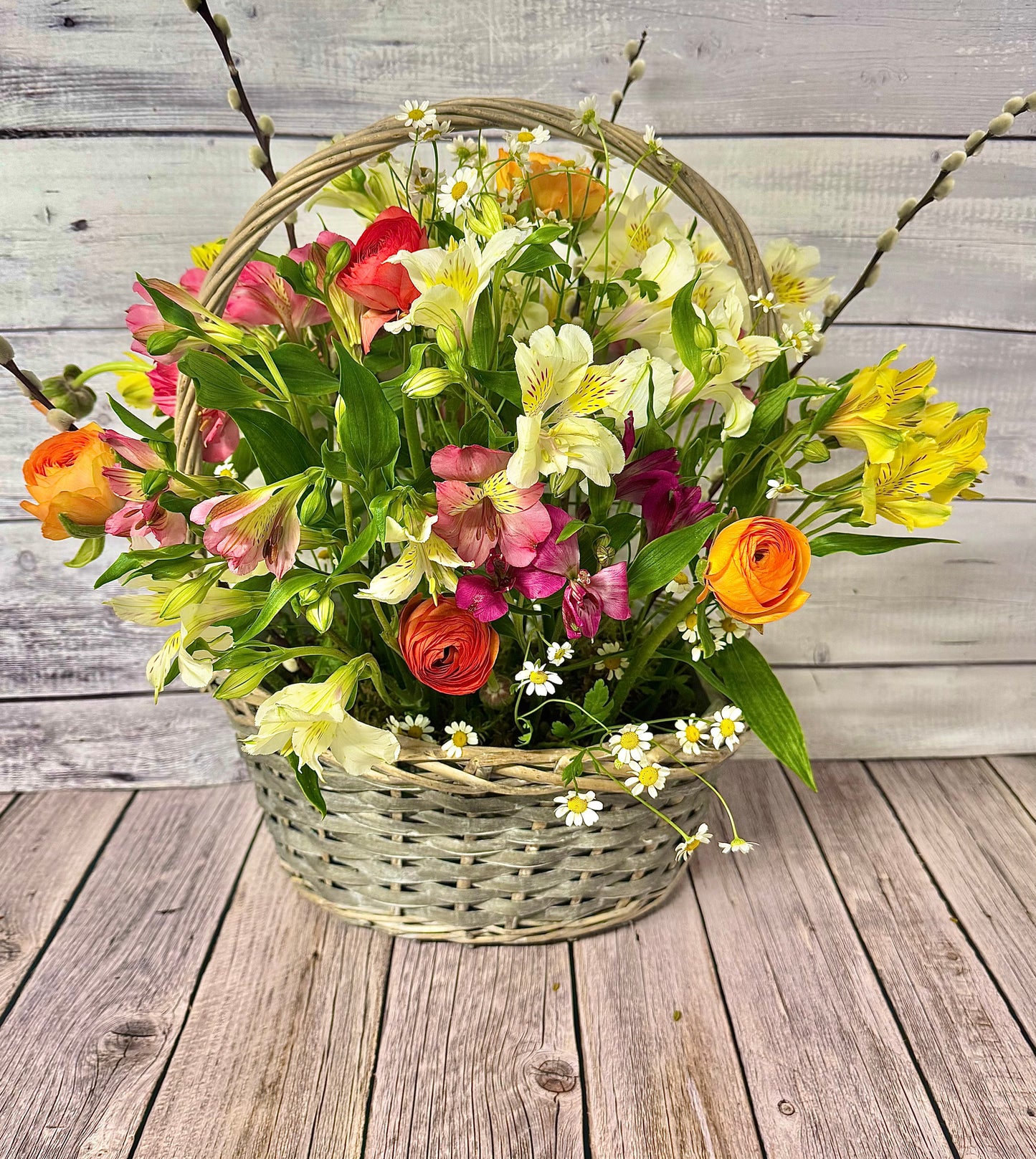 Seasonal Gift Basket Arrangement