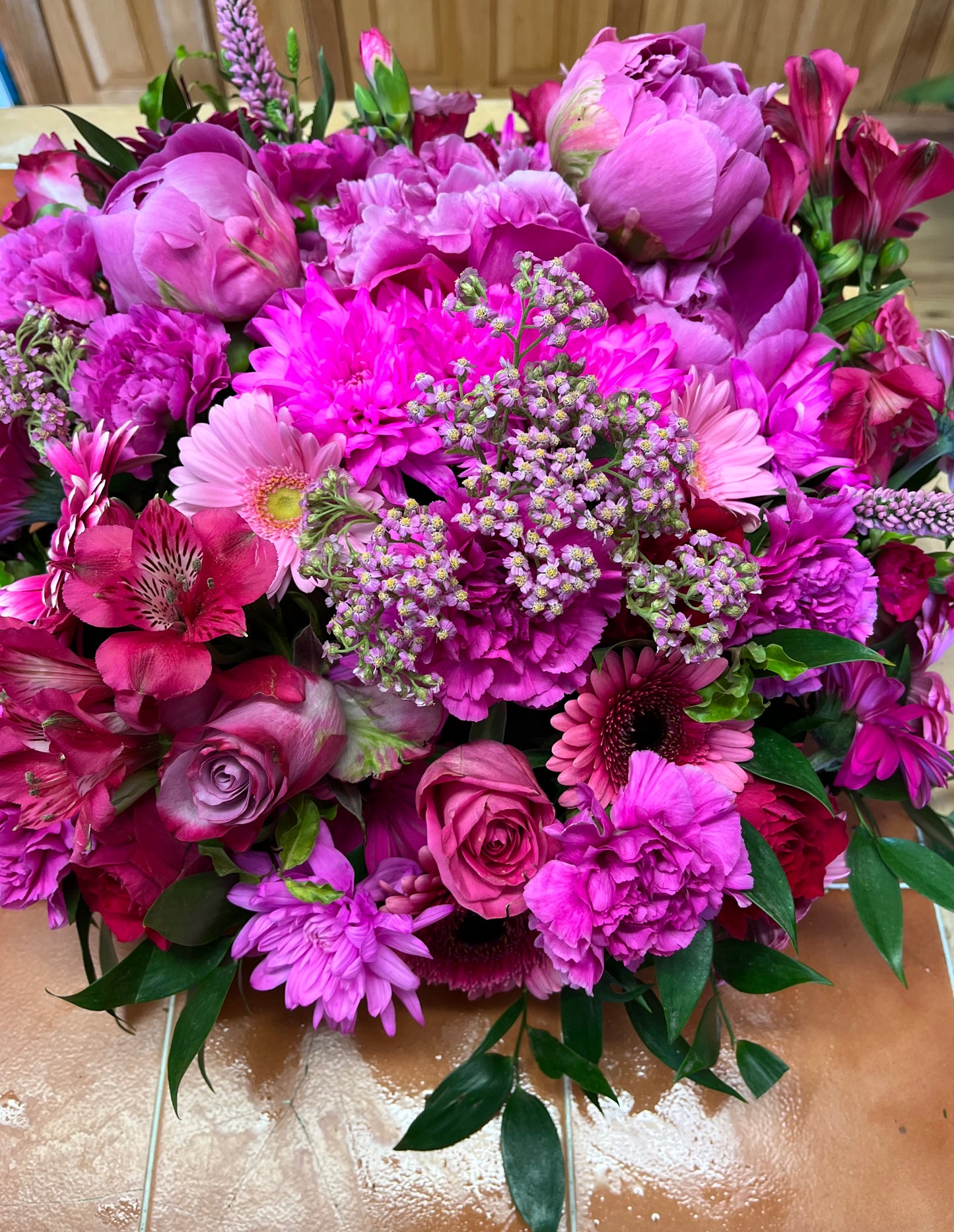 Fresh Casket Posy